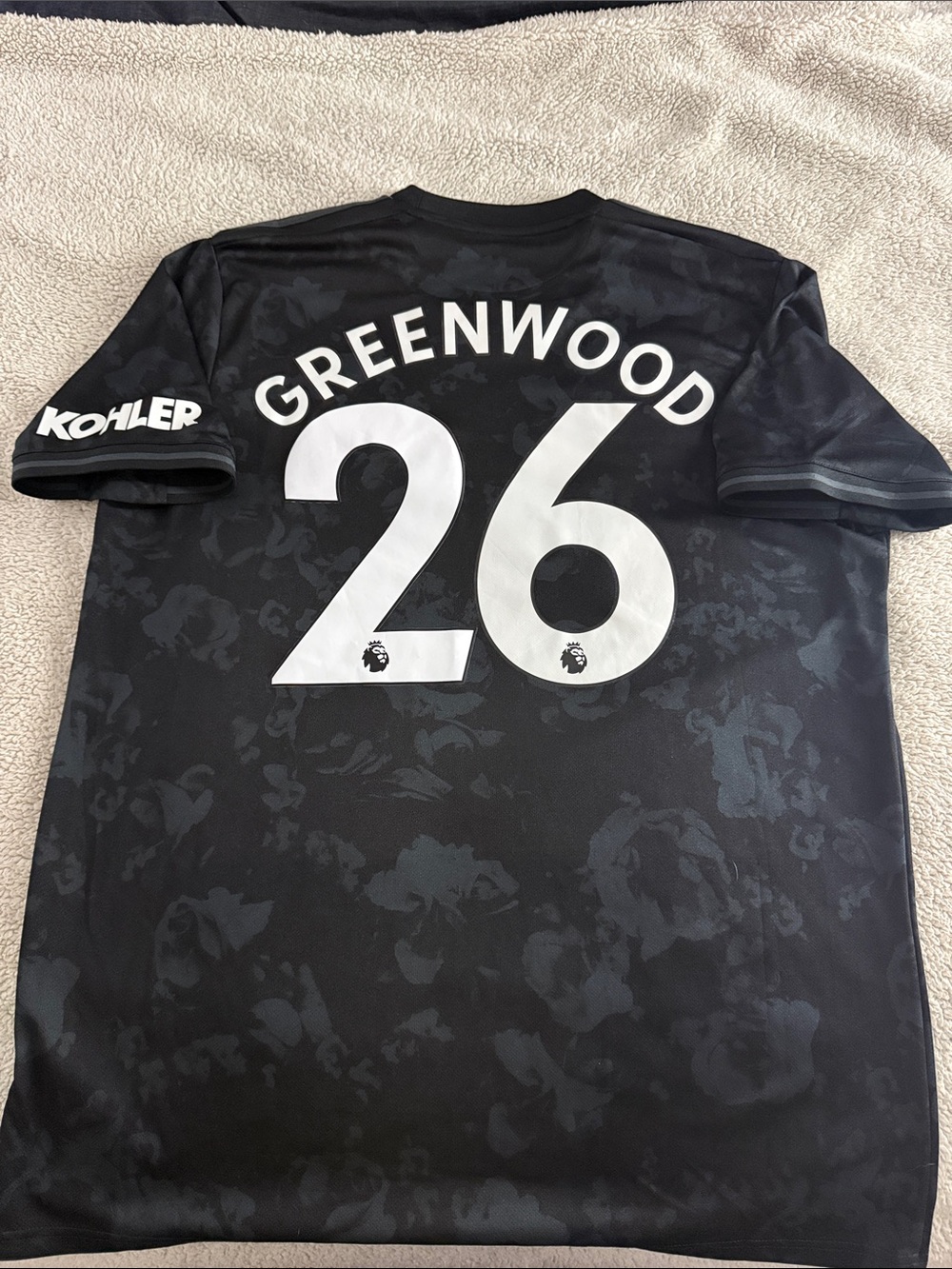 Manchester United #26 Mason Greenwood 2019-20 Adidas Away Premier League Jersey